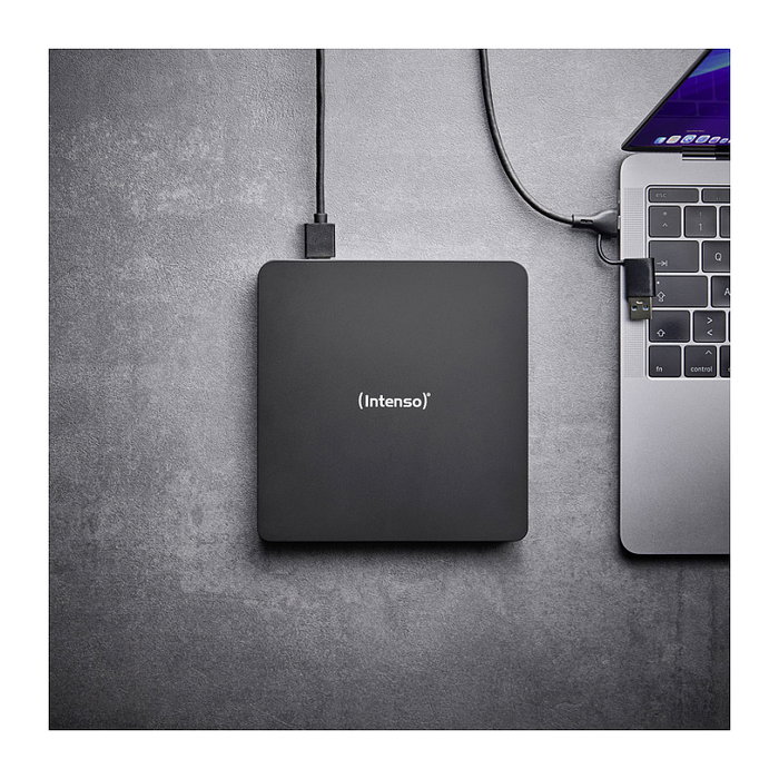 Intenso EOD 400D Slim Unidad de Disco Óptico Externa Negro