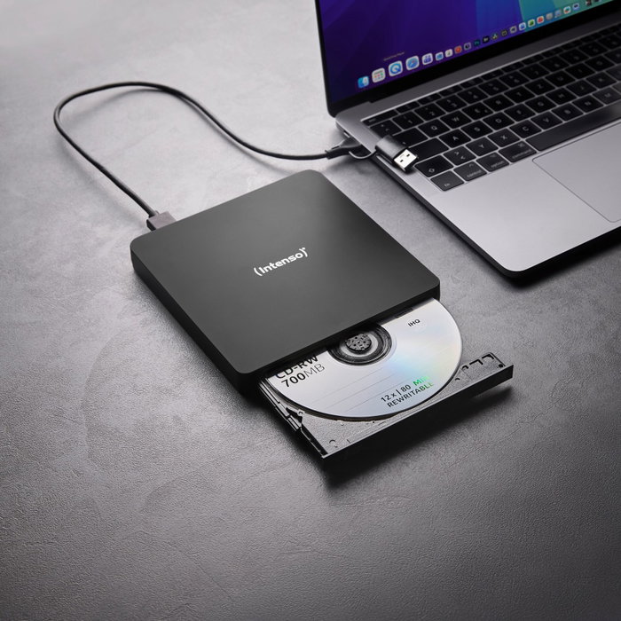 Intenso EOD 400D Slim Unidad de Disco Óptico Externa Negro