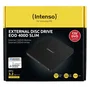 Intenso EOD 400D Slim Unidad de Disco Óptico DVD Super Multi DL Externo USB 3.2 Gen 1 Negro