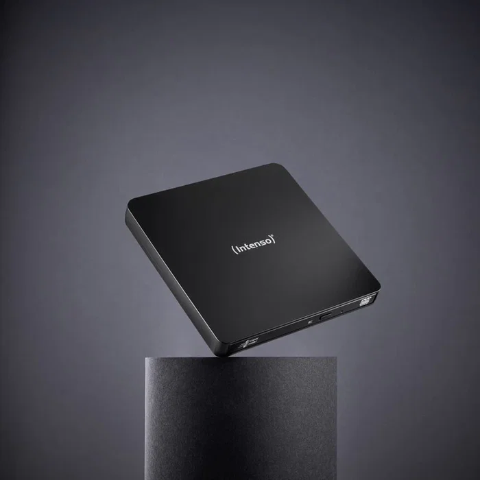 Intenso EOD 400D Slim Unidad de Disco Óptico DVD Super Multi DL Externo USB 3.2 Gen 1 Negro