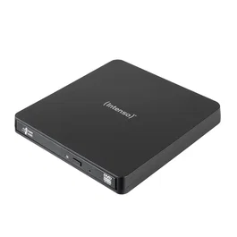 Intenso EOD 400D Slim Unidad de Disco Óptico DVD Super Multi DL Externo USB 3.2 Gen 1 Negro