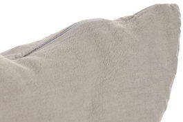 DKD Home Decor Cojin Boho Beige Lino y Algodon Lavada a la Piedra 60 x 60 cm (2 Unidades)