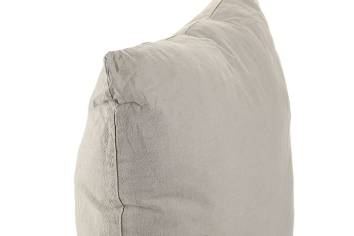 DKD Home Decor Cojín de Lino 60x60 Beige Lavado a la Piedra