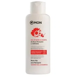 MON Gel Champú Rosa Mosqueta y Caléndula 750ml Eco Certificado ECOCERT