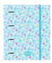 Safta Carpeta 4 Anillas 35mm con Recambio A4 100 Hojas y 5 Separadores 27x32x3,5cm