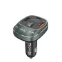 Vention FFLB0 Cargador de Coche 30W QC3+ PD3.0 con 1 USB Tipo-C y 2 USB, Universal para Encendedor Negro