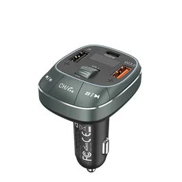Vention FFLB0 Cargador de Coche 30W QC3+ PD3.0 con 1 USB Tipo-C y 2 USB, Universal para Encendedor Negro