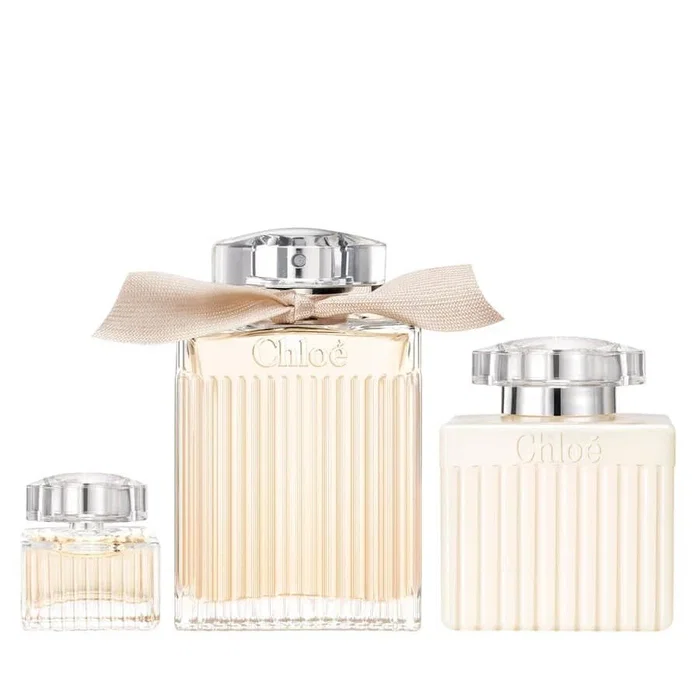 Chloe Set de Fragancia para Mujer con Eau De Parfum de 100 ml, Miniatura y Loción Chloe Set de Fragancia para Mujer con Eau De Parfum de 100 ml, Miniatura y Loción