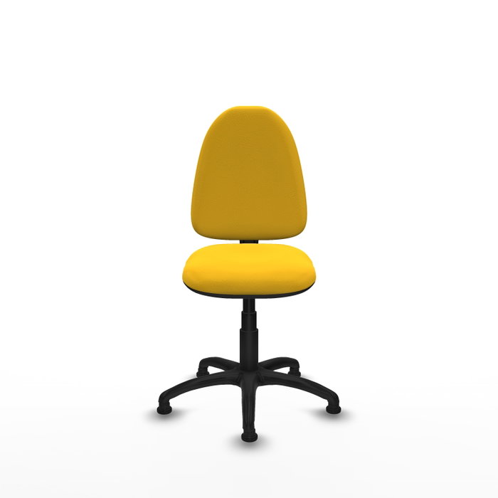 PIQUERAS Y CRESPO Silla de oficina Aýna sin brazos, Amarillo