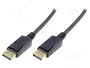 Digitus Cable de conexión DisplayPort Macho/Macho 5m Negro