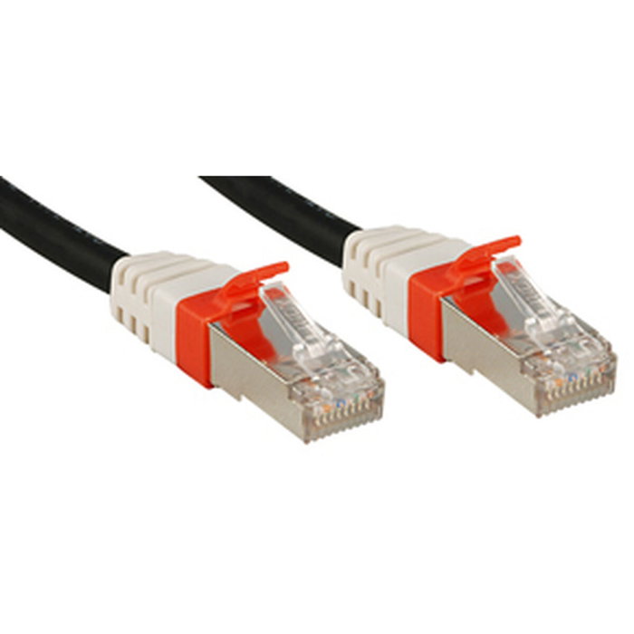 Lindy Cable de red Cat.6 (A) Premium 0,5 m Negro