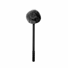 Oh My Pop Bolígrafo Pompón Black Negro Retráctil con Tapa Incluida