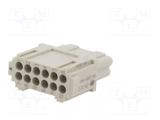 ILME MIXO CX 12 DF Plantilla de Contacto Hembra 12 Pines