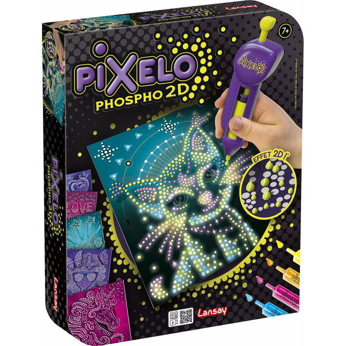 Lansay Juego de colorear Pixelo Phospho 2D Lansay Juego de colorear Pixelo Phospho 2D