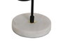 DKD Home Decor Set de 2 Globos Terráqueos de Mármol y PVC, Plateado y Negro