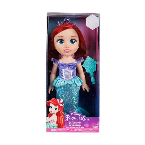 JAKKS Pacific Muñeca articulada Princesa Ariel de Disney 38 cm con accesorios