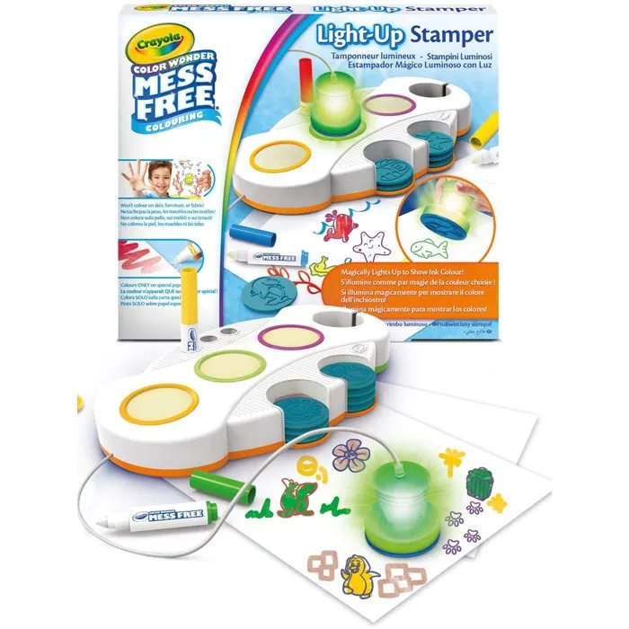 Crayola Color Wonder Sello mágico con luz Sellos luminosos AACPD46105 para mayores de 3 años Crayola Color Wonder Sello mágico con luz Sellos luminosos AACPD46105 para mayores de 3 años