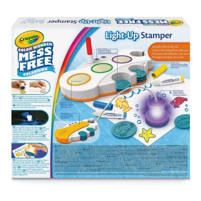 Crayola Color Wonder Sello mágico con luz Sellos luminosos AACPD46105 para mayores de 3 años Crayola Color Wonder Sello mágico con luz Sellos luminosos AACPD46105 para mayores de 3 años