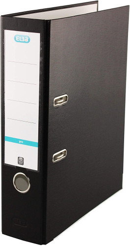 Elba Archivador de Palanca Top Carton A4 Negro 80 mm Elba Archivador de Palanca Top Carton A4 Negro 80 mm