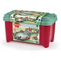 Ecoiffier Juego de tren barril ECO3280250013488 - 140 piezas - Juguete educativo a partir de 18 meses