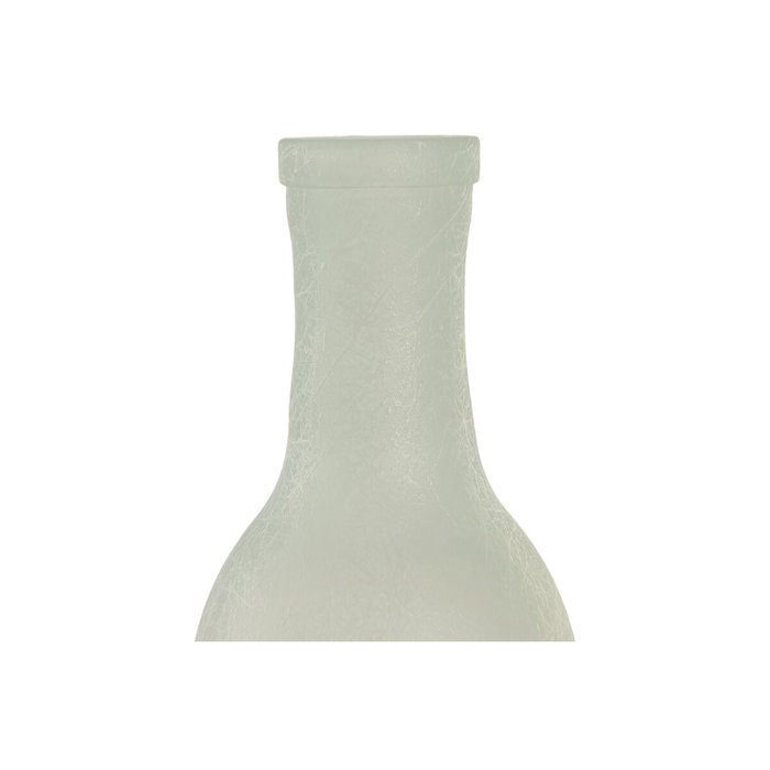 DKD Home Decor Jarrón de Cristal Reciclado Glaseado Azul Celeste DKD Home Decor Jarrón de Cristal Reciclado Glaseado Azul Celeste