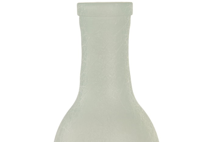 DKD Home Decor Jarrón de Cristal Reciclado Glaseado Azul Celeste DKD Home Decor Jarrón de Cristal Reciclado Glaseado Azul Celeste