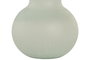DKD Home Decor Jarrón de Cristal Reciclado Glaseado Azul Celeste