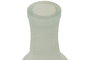 DKD Home Decor Jarrón de Cristal Reciclado Glaseado Azul Celeste