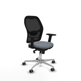 PIQUERAS Y CRESPO Silla de oficina Jorquera Gris y Negro