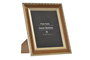 DKD Home Decor Marco de Fotos 20x25 MDF Cristal Dorado 29x2,2x34 cm, Pack de 6