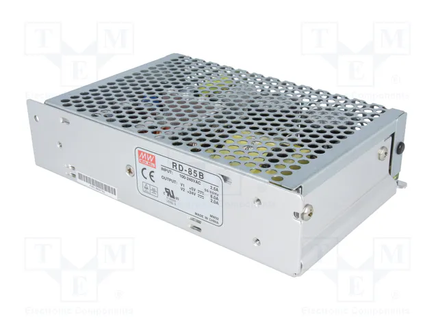 MEAN WELL RD-85B Alimentador de impulso 88W con dos salidas