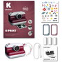 Kidywolf K-PRINT rojo Cámara instantánea con función selfie