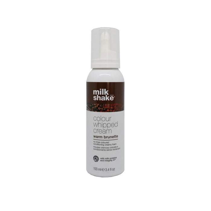 Colour Whipped Cream, Extractos de frutas orgánicas, Mousse de coloración para el cabello sin enjuague, Warm Brunette, 100 ml Colour Whipped Cream, Extractos de frutas orgánicas, Mousse de coloración para el cabello sin enjuague, Warm Brunette, 100 ml