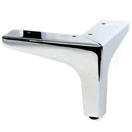 Q&Q Pata Metal Hilda H100 135X135 Cromo para Sofás y Muebles