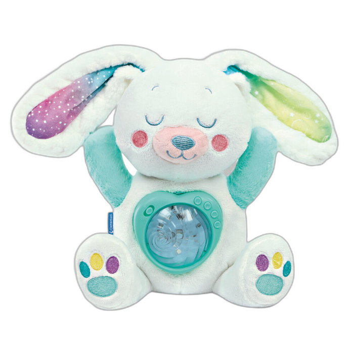 Clementoni Peluche Conejito Polar Aurora Boreal con luz y sonidos Clementoni Peluche Conejito Polar Aurora Boreal con luz y sonidos