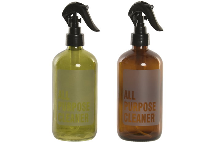 DKD Home Decor Surtido de Sprays de Cristal 500ml Verde y Ámbar DKD Home Decor Surtido de Sprays de Cristal 500ml Verde y Ámbar