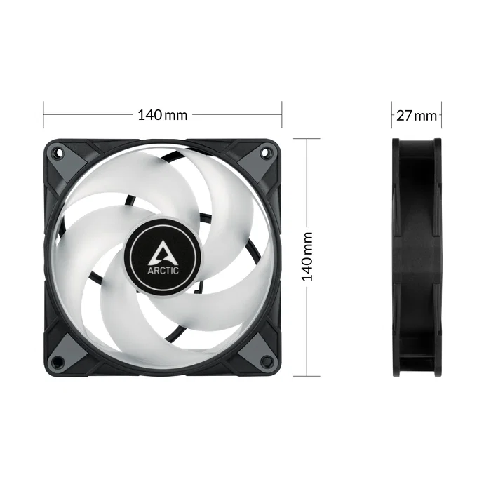 Arctic P14 PWM PST A-RGB 14 cm Negro Arctic P14 PWM PST A-RGB 14 cm Negro