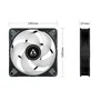 Arctic P14 PWM PST A-RGB 14 cm Negro