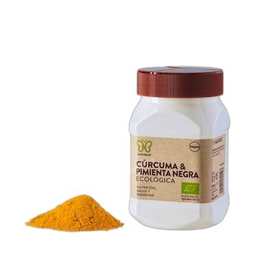 NATURCID Cúrcuma+Pimienta Negra en Polvo Eco PET 200g NATURCID Cúrcuma+Pimienta Negra en Polvo Eco PET 200g