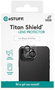eSTUFF Protector Lente Cámara Titan Shield para iPhone 14/14 Plus Vidrio Templado Cobertura Total Compatible Fundas