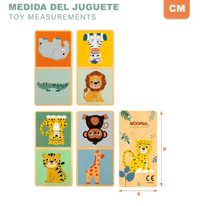 Juego de habilidad Woomax Animales (12 Unidades)