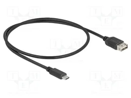 DeLOCK 81535 Cable USB 2.0 de USB Type-C macho a USB Tipo-A hembra, 0,5 m