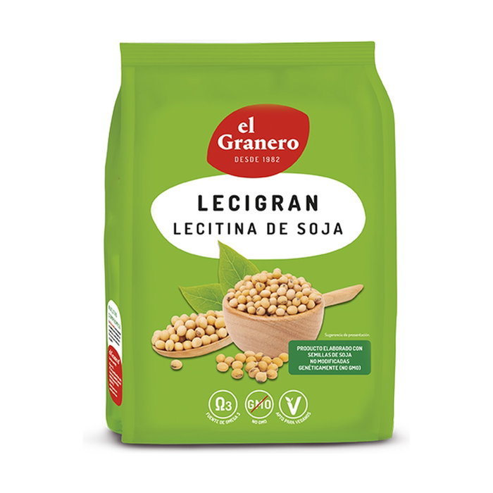 El Granero Integral Lecigran Lecitina de Soja No GMO 500g IP - 10 Unidades El Granero Integral Lecigran Lecitina de Soja No GMO 500g IP - 10 Unidades