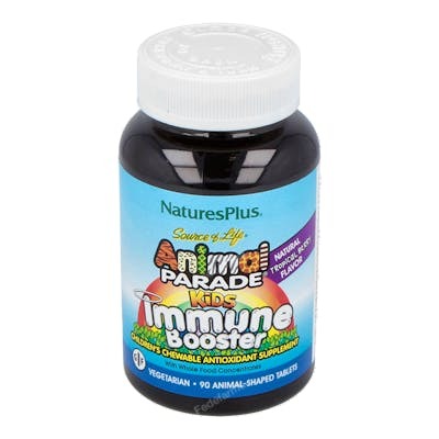 NATURES PLUS Animal Parade Kids Immune Booster 90 comprimidos masticables NATURES PLUS Animal Parade Kids Immune Booster 90 comprimidos masticables