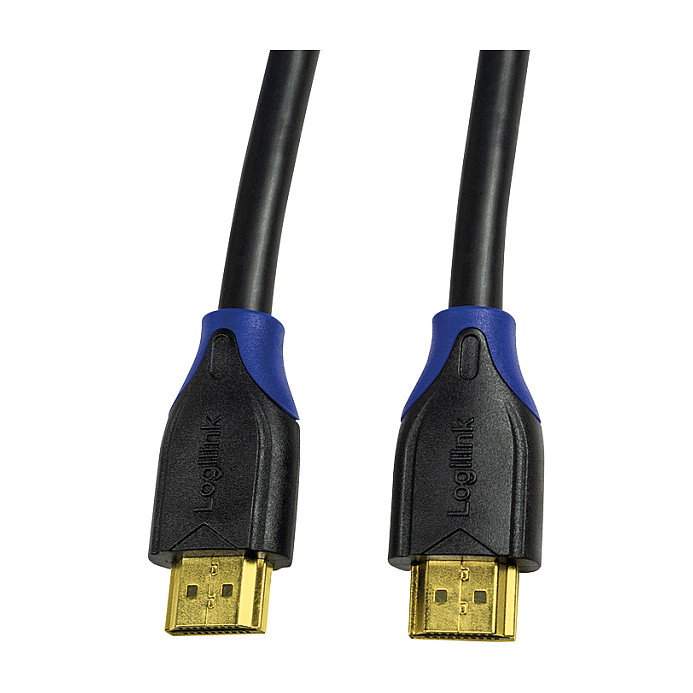 LogiLink Cable HDMI 2.0 de 2 m, 4K 60Hz, Negro
