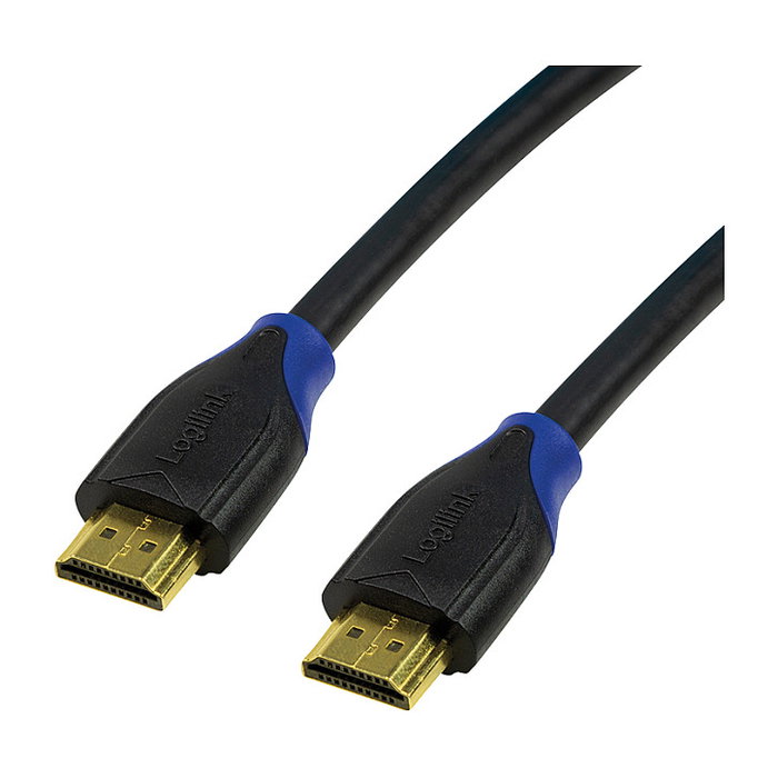 LogiLink Cable HDMI 2.0 de 2 m, 4K 60Hz, Negro