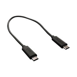 ROLINE Cable USB 2.0 Micro B a Micro B, 0,3 m, Negro