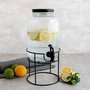 Dispensador de Bebidas Vidrio Maison Quid 4 L (2 Unidades)