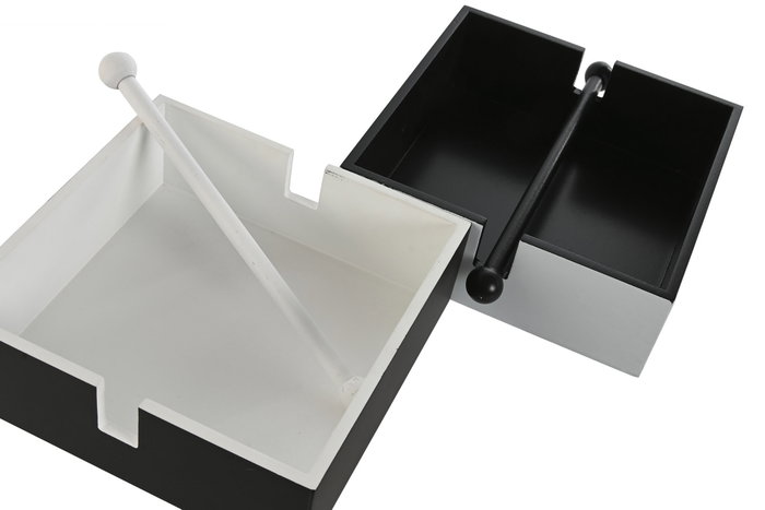 DKD Home Decor Servilletero MDF y Metal 18x18x4 cm (Pack de 2) inevitablemente surtido DKD Home Decor Servilletero MDF y Metal 18x18x4 cm (Pack de 2) inevitablemente surtido