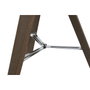 DKD Home Decor Lámpara de Sobremesa Trípode de Madera y Algodón